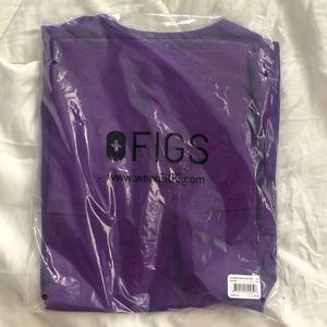 Figs NWT ultra violet Casma top
